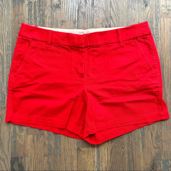J. Crew Factory Red Chino Short - Picture 1 of 8